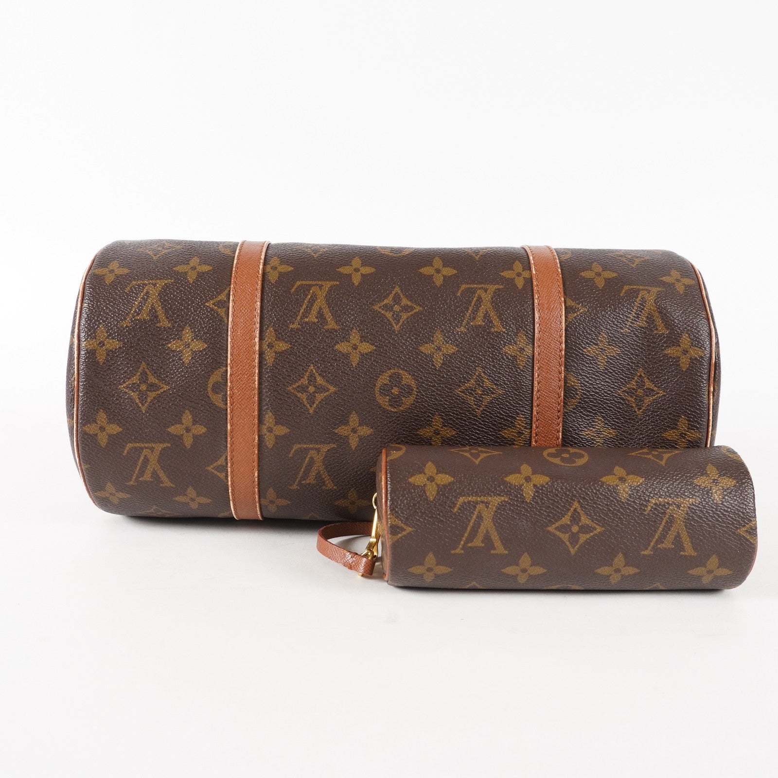LOUIS VUITTON Papillon 30 Hand Bags Monogram Canvas M51385 Vintage 02E065720010