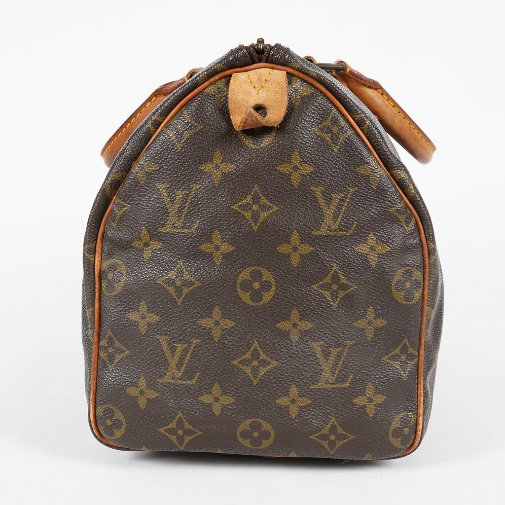 Louis Vuitton Speedy 30 Monogram Canvas Brown Handbag M41526 Used 07A305205231