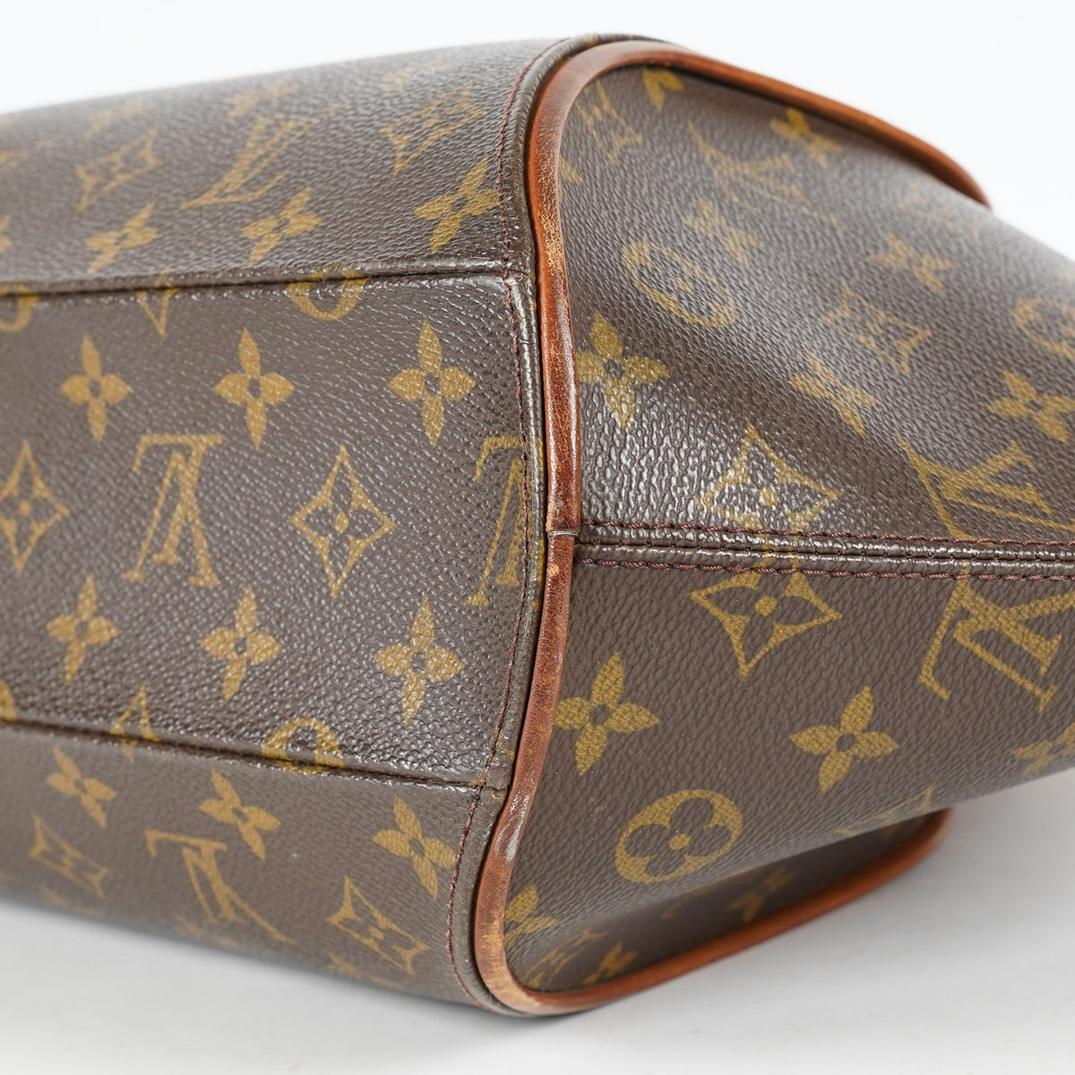 Louis Vuitton Ellipse MM M51126 Monogram Canvas Brown Used Handbag 09M383738908