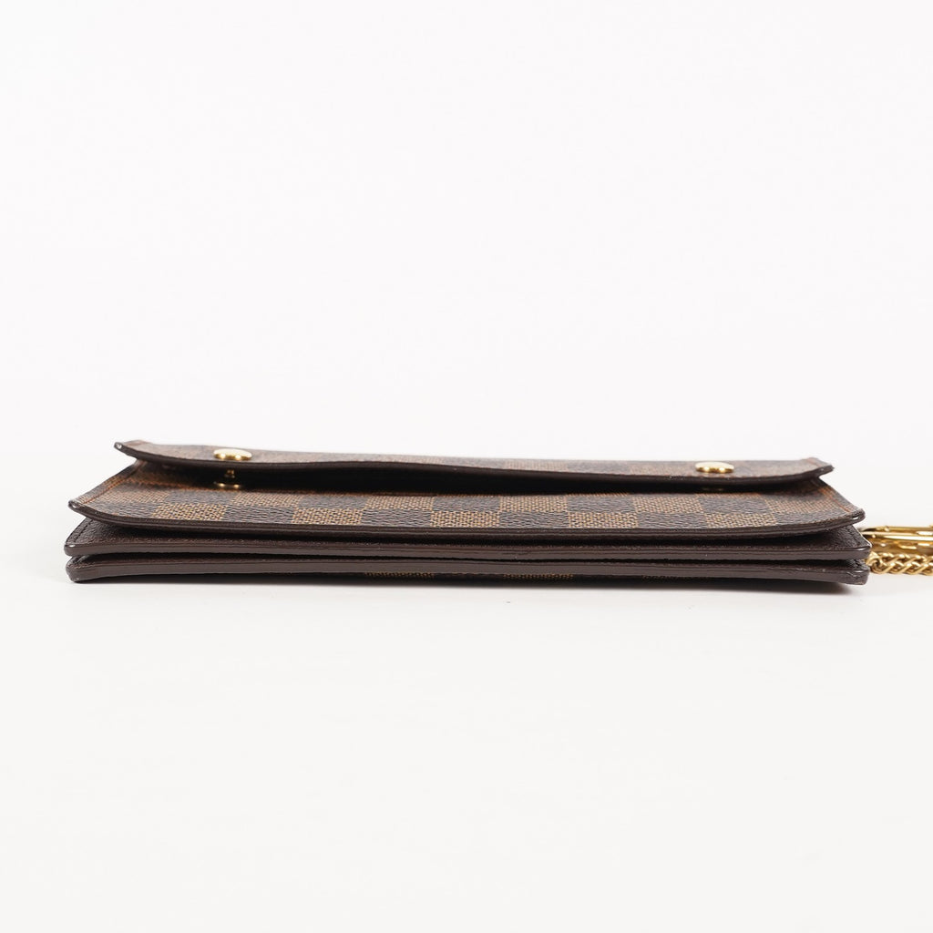 LOUIS VUITTON Portefeuille  Bifold purse N60002 Damier Ebene 03T052800009