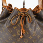 Louis Vuitton Noe M42224 Monogram Canvas Drawstring Shoulder Bag 09M404532008