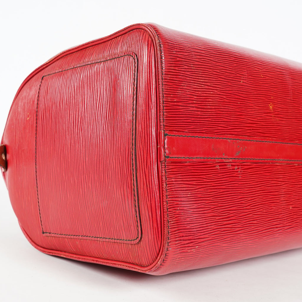 Louis Vuitton Speedy 40 M42987 Epi Leather Red Used Handbag 02E024576025