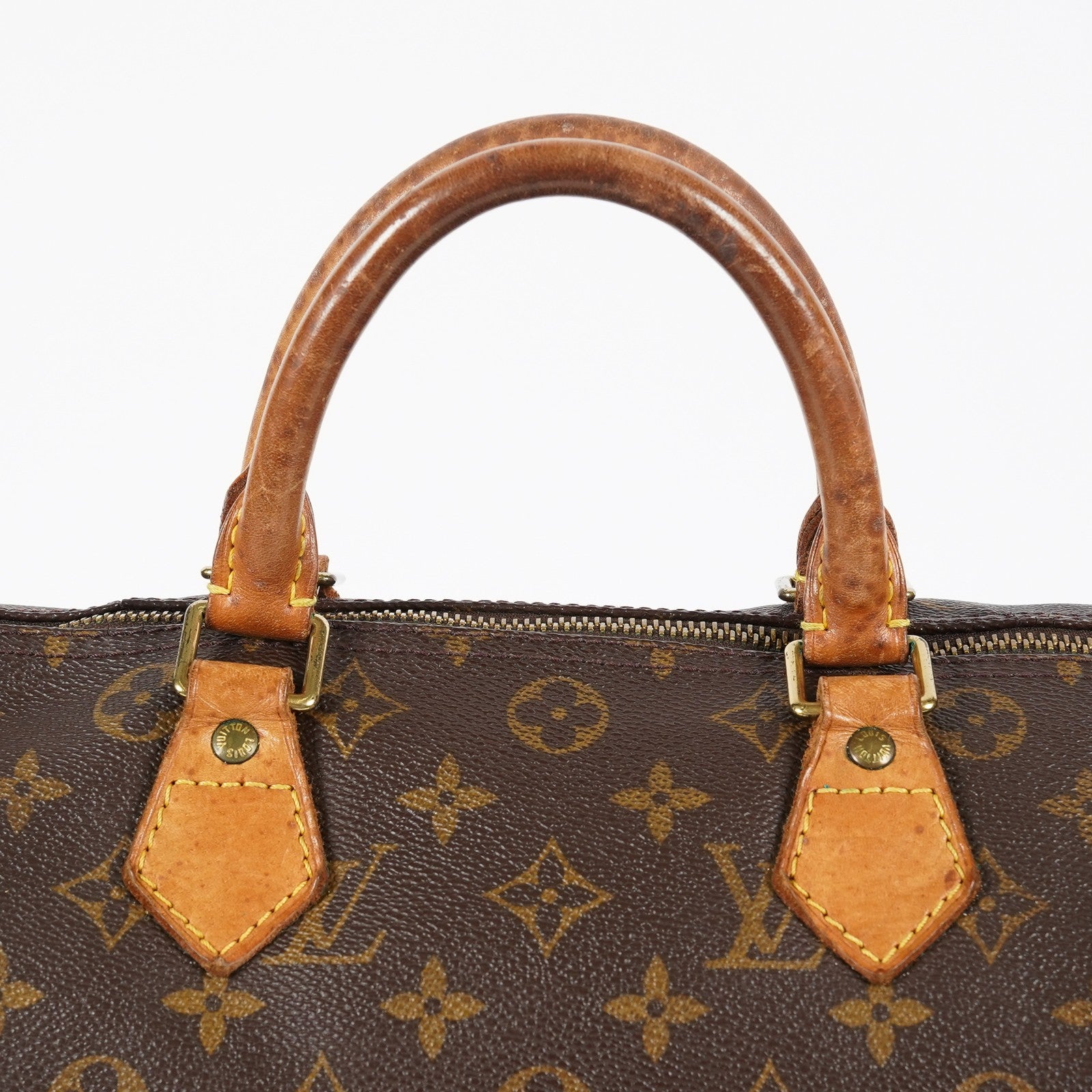 Louis Vuitton Speedy 30 M41526 Monogram Brown Canvas Handbag Used 08A124747603