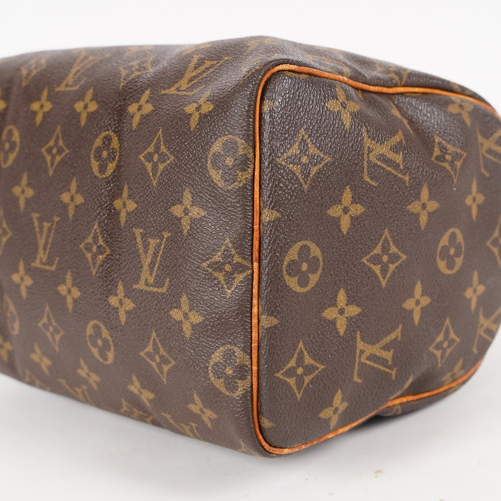 Authentic Louis Vuitton Monogram Speedy 25 Handbag vintage M41528 06E479092803