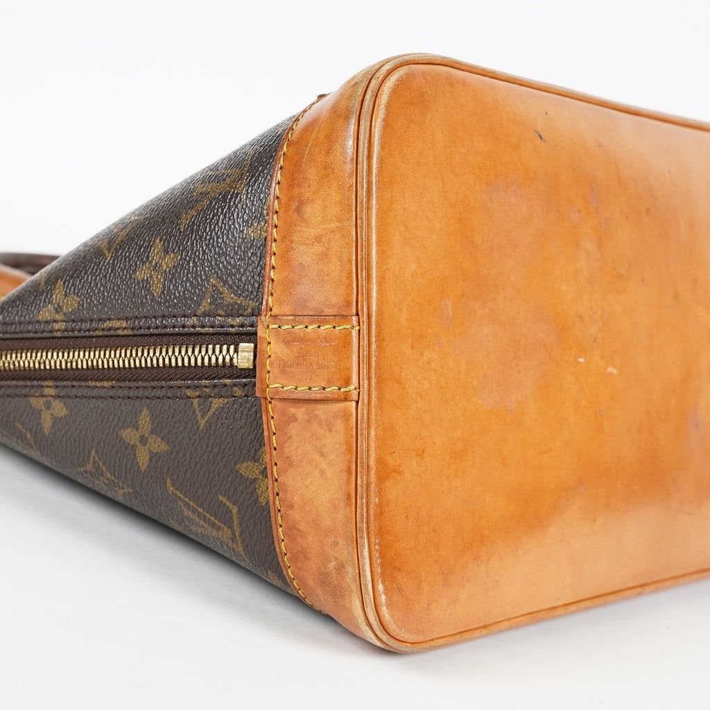 Louis Vuitton Alma PM M51130 Monogram Canvas Brown Handbag Vintage 08A333088803