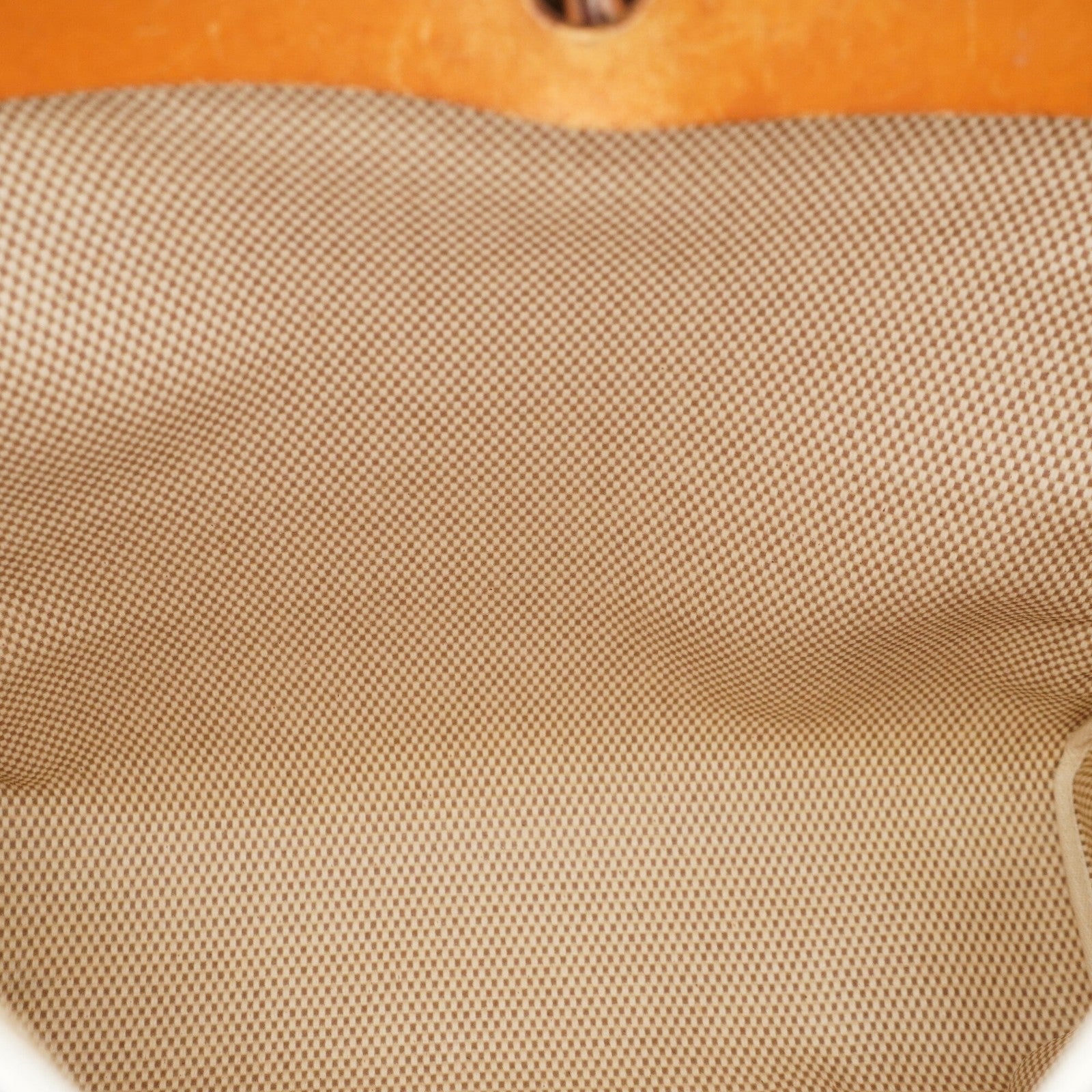 Hermes Herbag MM Toile Canvas Leather Beige 2way Handbag Bag 07E364950012