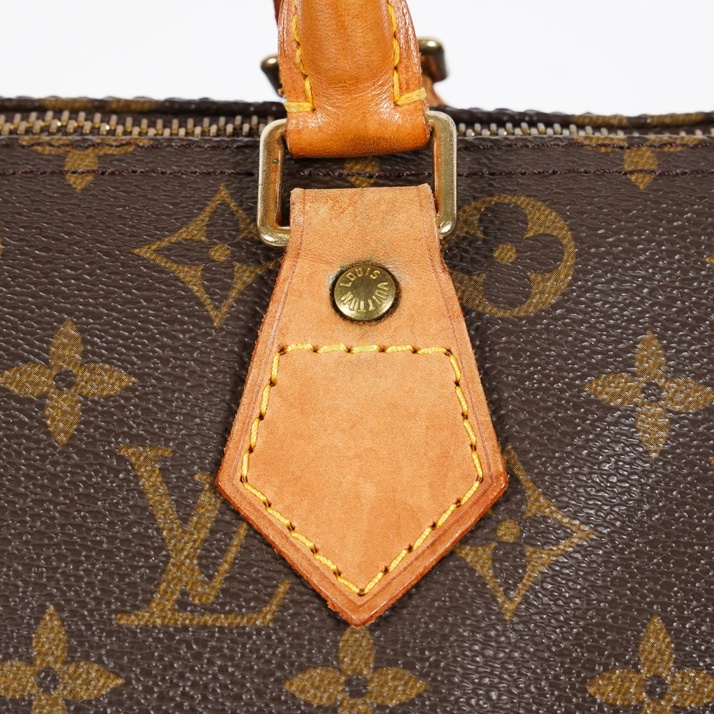 Louis Vuitton Speedy 30 Monogram Canvas Brown Hand Bag Used M41526 07A037035614