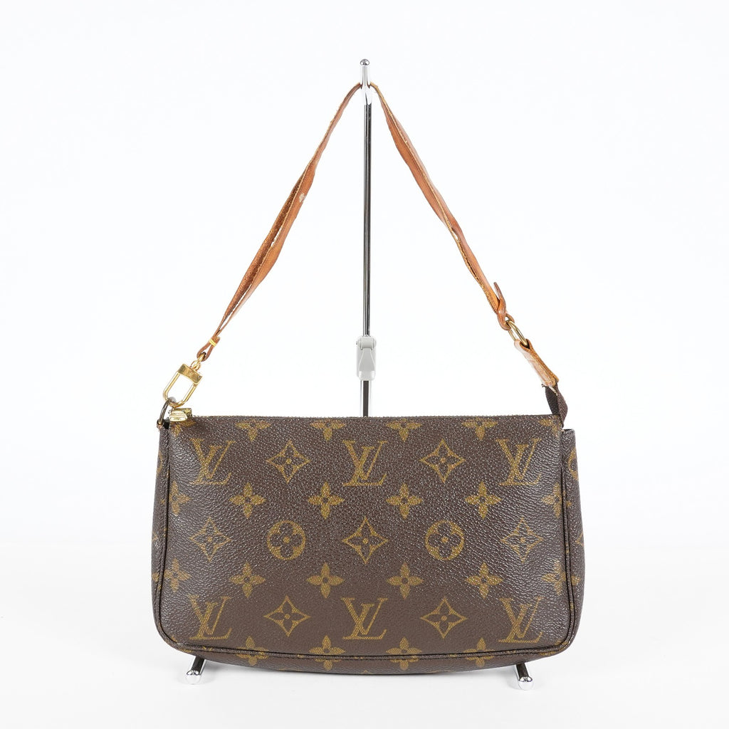 Louis Vuitton Monogram Pochette Accessoires Brown Bag M51980 Used 07E243410005
