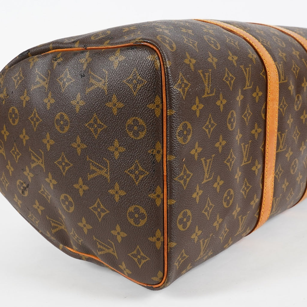 Louis Vuitton Keepall 50 Monogram Canvas Brown Used Duffle M41426 07E203410027