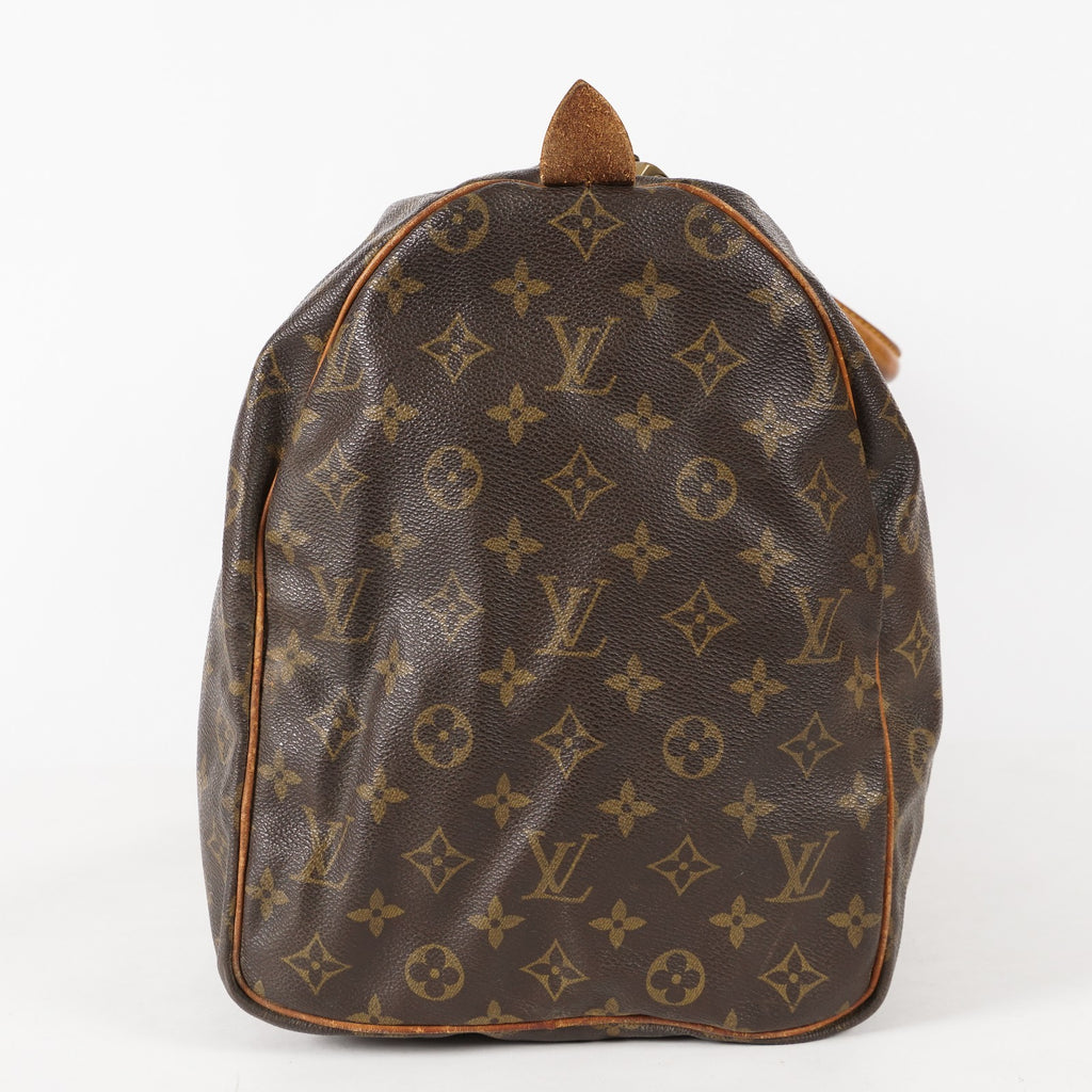 LOUIS VUITTON Keepall 50 Monogram Boston Bag Brown vintage M41426 01E143520022