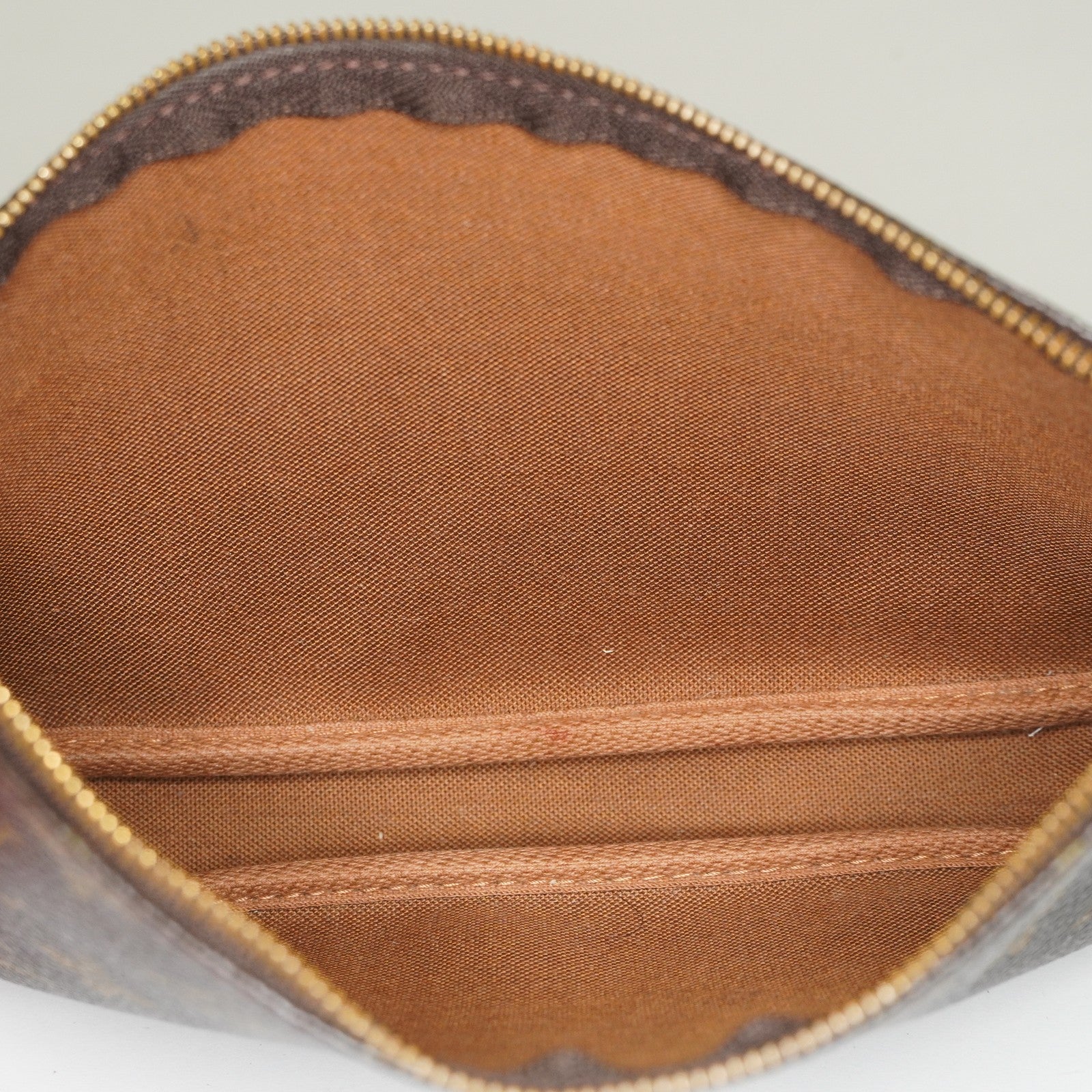 LOUIS VUITTON Pochette Accessoires M51980 Monogram Brown Used Pouch 07A212688431