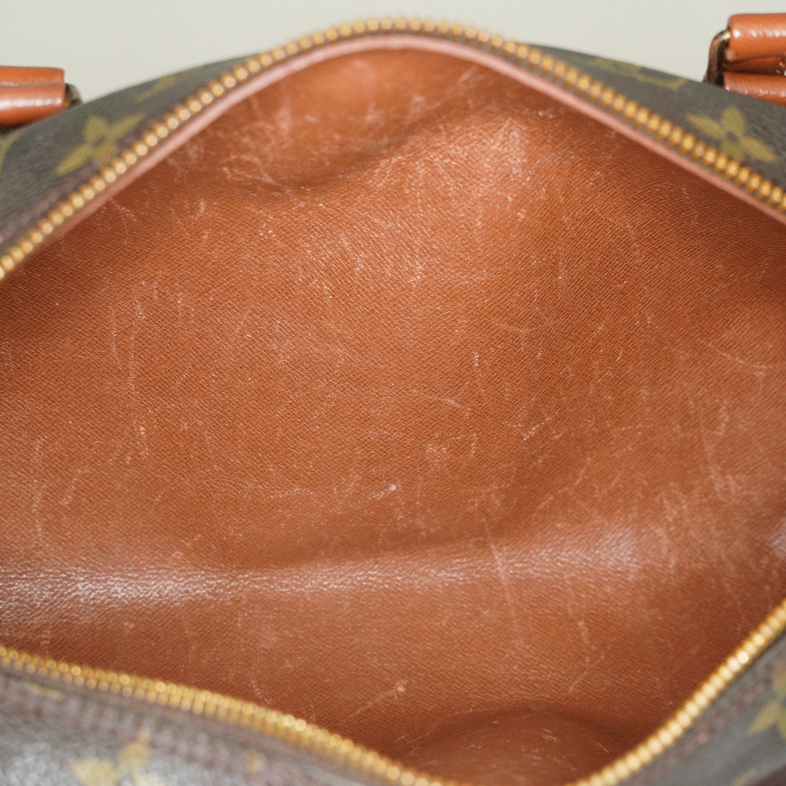 Louis Vuitton Papillon 30 Used Monogram Brown Canvas Handbag M51385 07E455390012