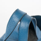Hermes Picotin Lock MM Taurillon Clemence Leather Bag Blue Used 07E2822660025