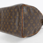 Louis Vuitton Speedy 30 M41526 Monogram Canvas Brown Handbag Boston 08A144004028