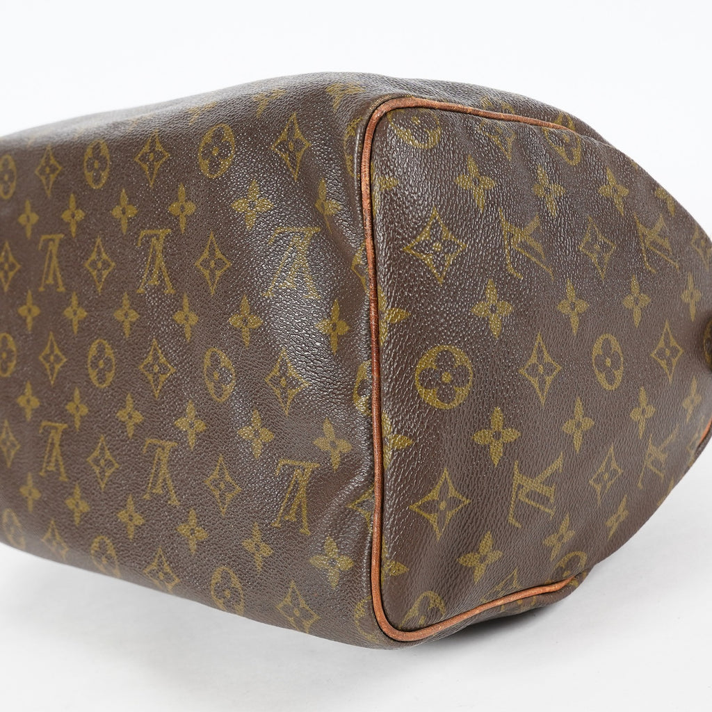Louis Vuitton Monogram Speedy 30 Hand Bag M41526 Brown Vintage Used 07P034273507