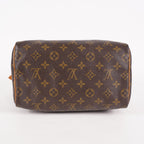 Louis Vuitton Speedy 25 M41528 Monogram Canvas Boston Handbag Brown 07A096978405