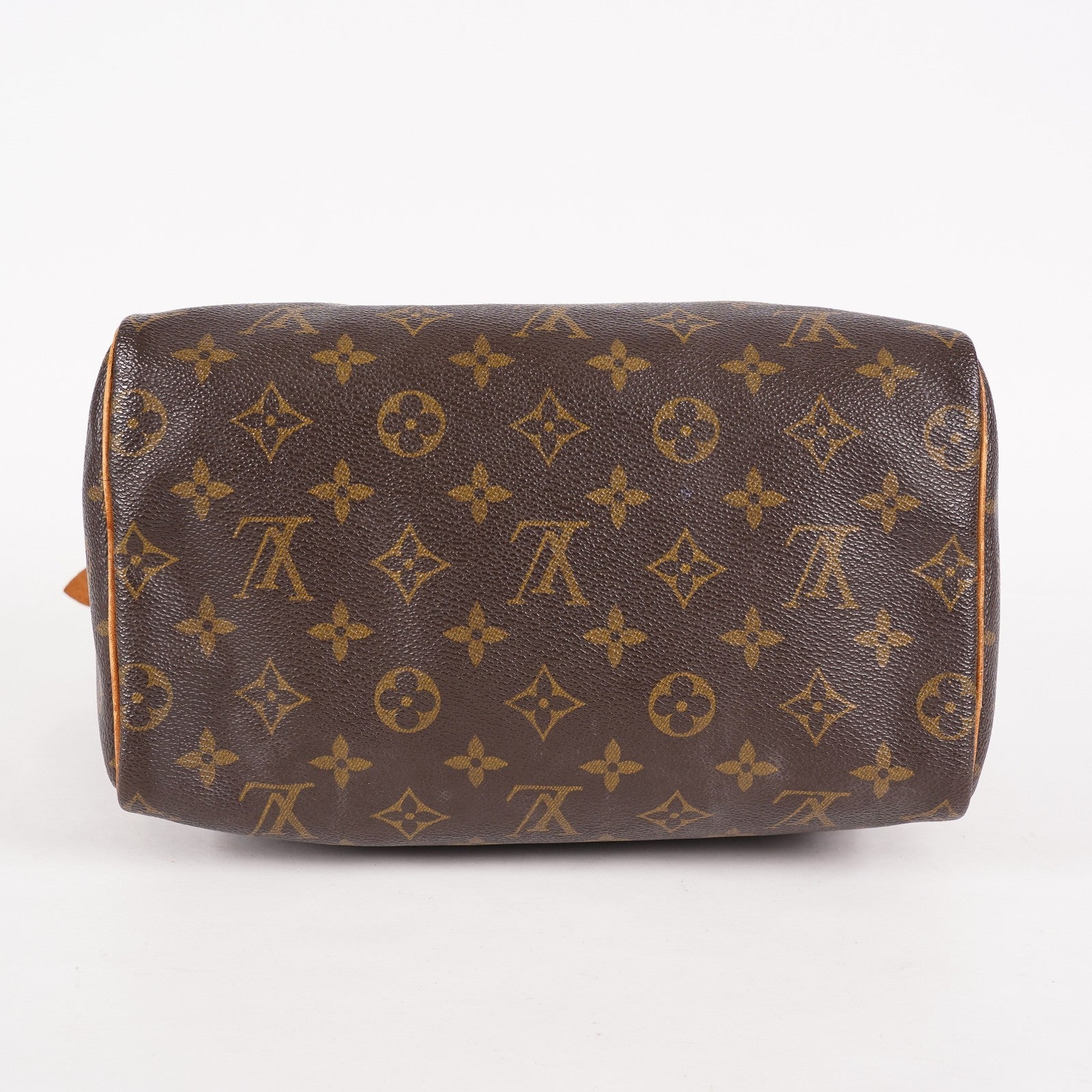 Louis Vuitton Speedy 25 M41528 Monogram Canvas Boston Handbag Brown 07A096978405