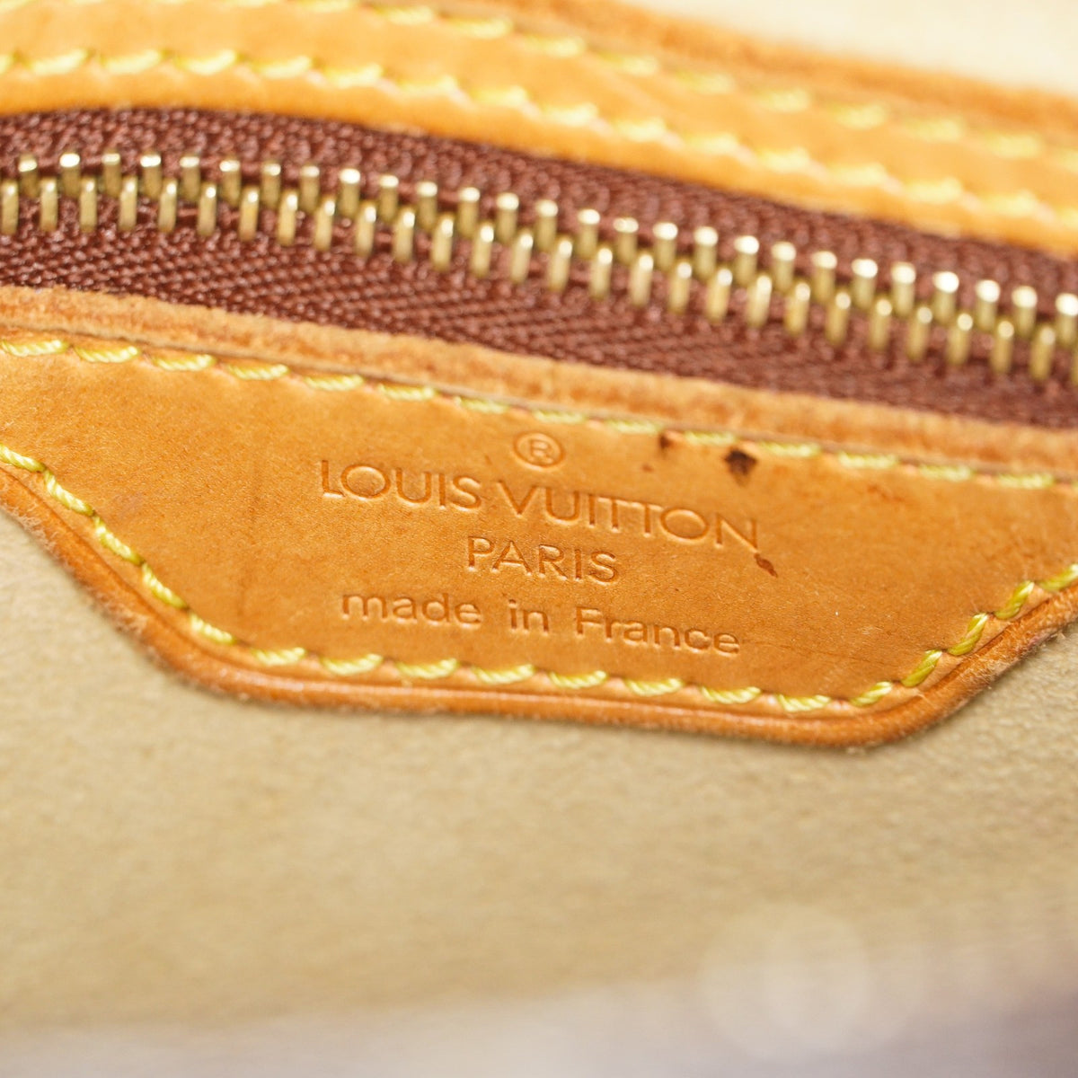 Louis Vuitton Looping MM M51146 Monogram Canvas Brown Shoulder Bag 09E032530011