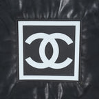 Chanel Sports Line CC Messenger Shoulder Bag Black Canvas Used 07E022640017