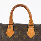 Louis Vuitton Speedy 25 M41528 Monogram Brown Boston Hand Bag Used 07E166270015