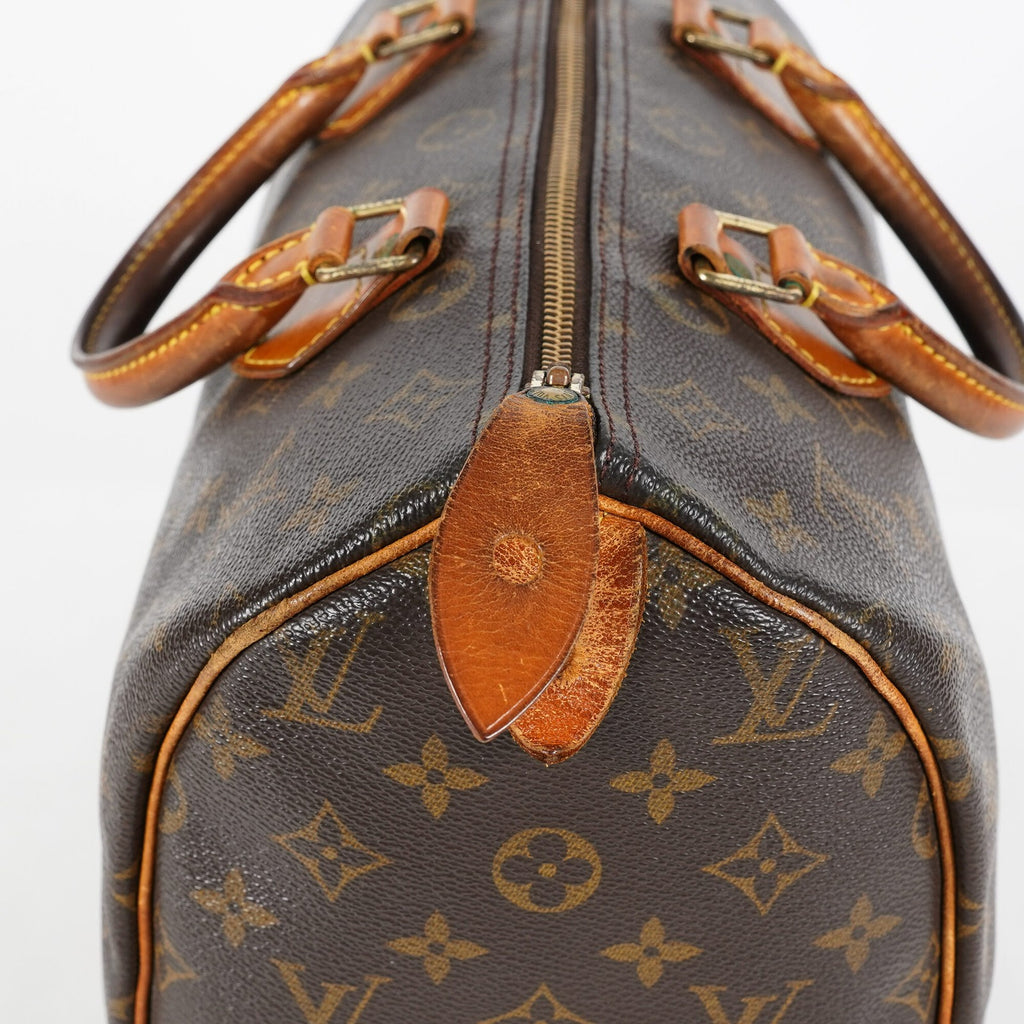 Louis Vuitton Speedy 30 Monogram Brown Handbag M41526 Used Vintage 07E245170012
