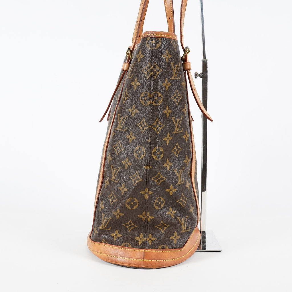 Louis Vuitton Bucket GM M42236 Monogram Canvas Brown Tote Bag Used 08E192750010