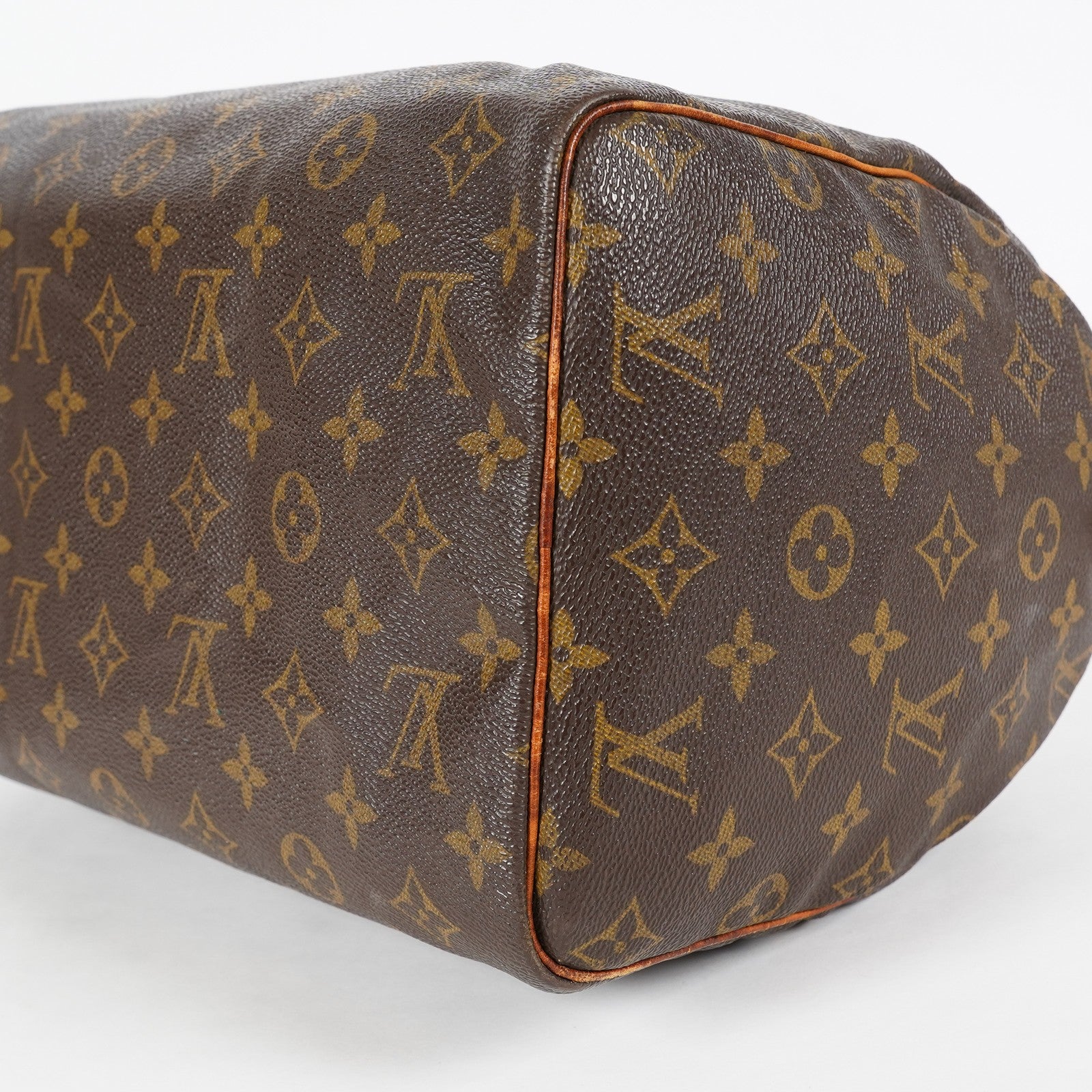 Louis Vuitton Monogram Speedy 30 Handbag Boston Bag M41526 Brown 07E045170010