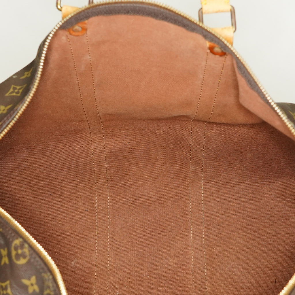 LOUIS VUITTON Keepall 50 Monogram Boston Bag Brown vintage M41426 06E133300010