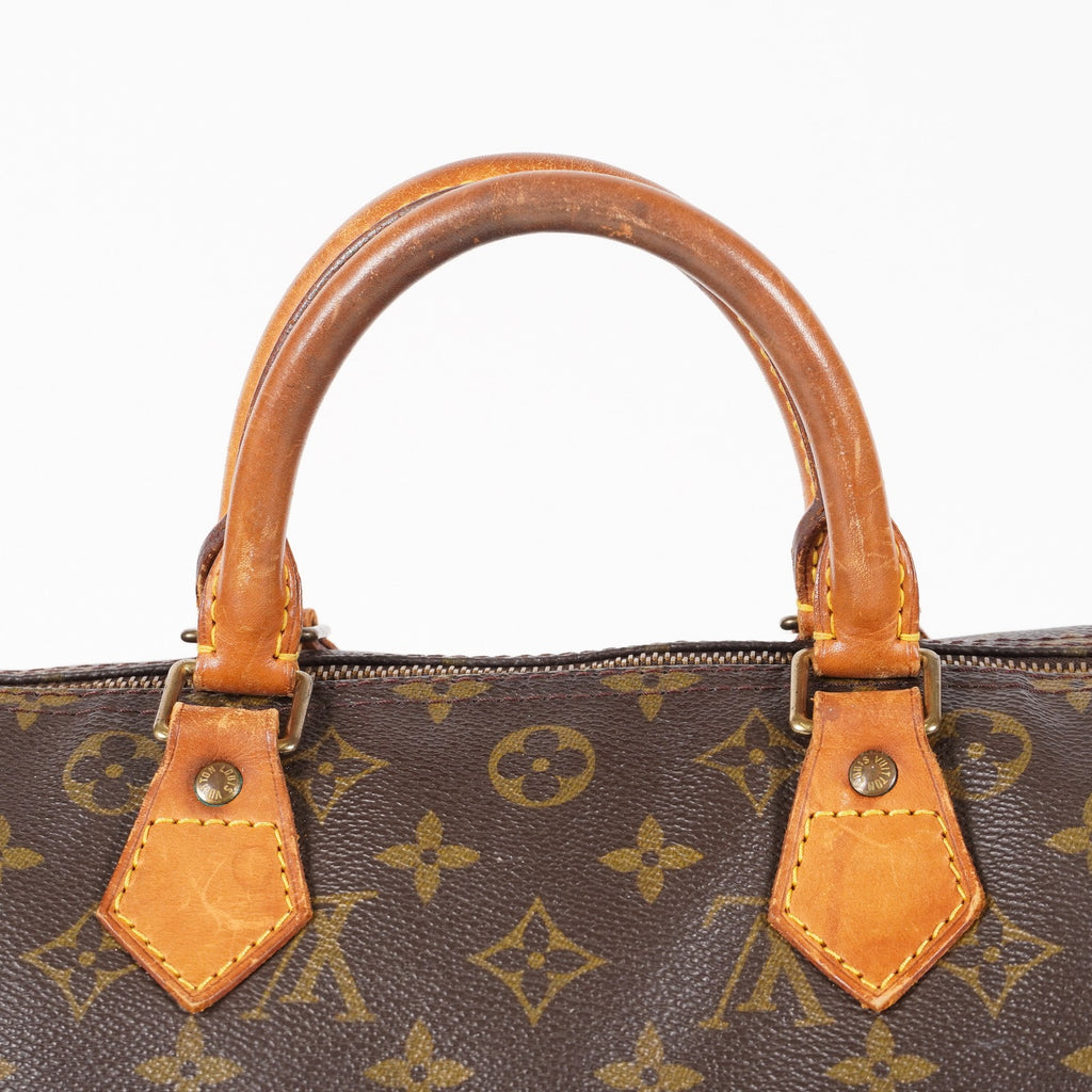 Authentic Louis Vuitton Monogram Speedy 30 Handbag vintage M41526 05E076050013