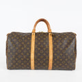 Louis Vuitton Keepall 50 M41426 Monogram Canvas Boston Bag Used 08E043300006
