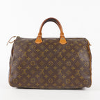 Authentic Louis Vuitton Monogram Speedy 35 M41524 Handbag 01E054950021