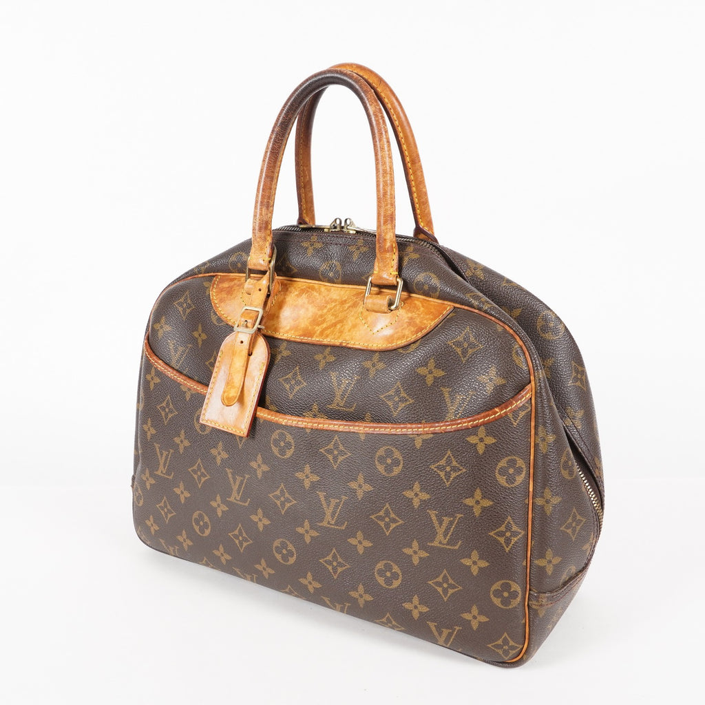 LOUIS VUITTON Deauville Handbag M47270 Monogram canvas Brown 06E102420010