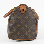 Authentic Louis Vuitton Monogram Speedy 25 M41528 Handbag vintage 03E085720025