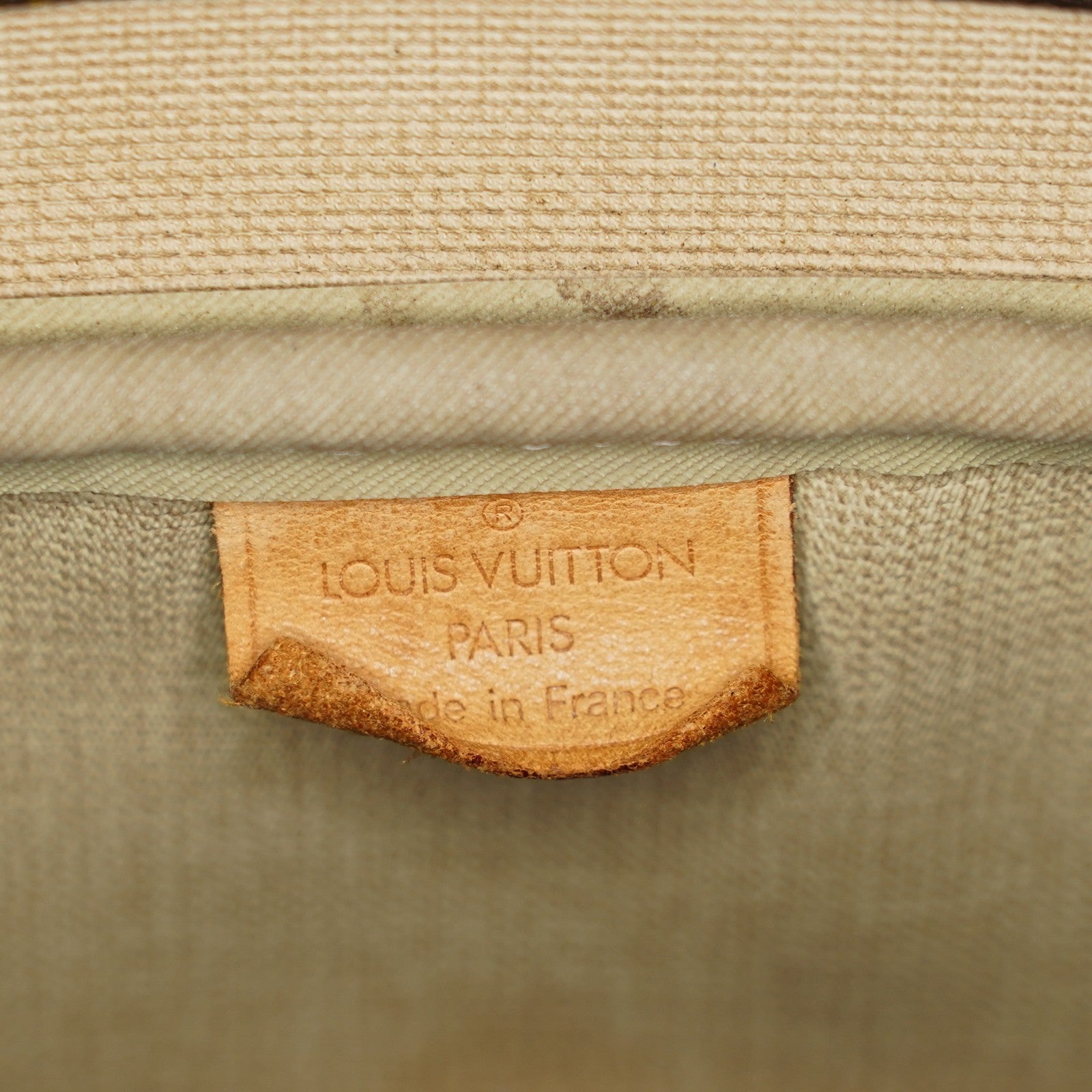 LOUIS VUITTON Deauville Handbag M47270 Monogram canvas Brown 06E102420010