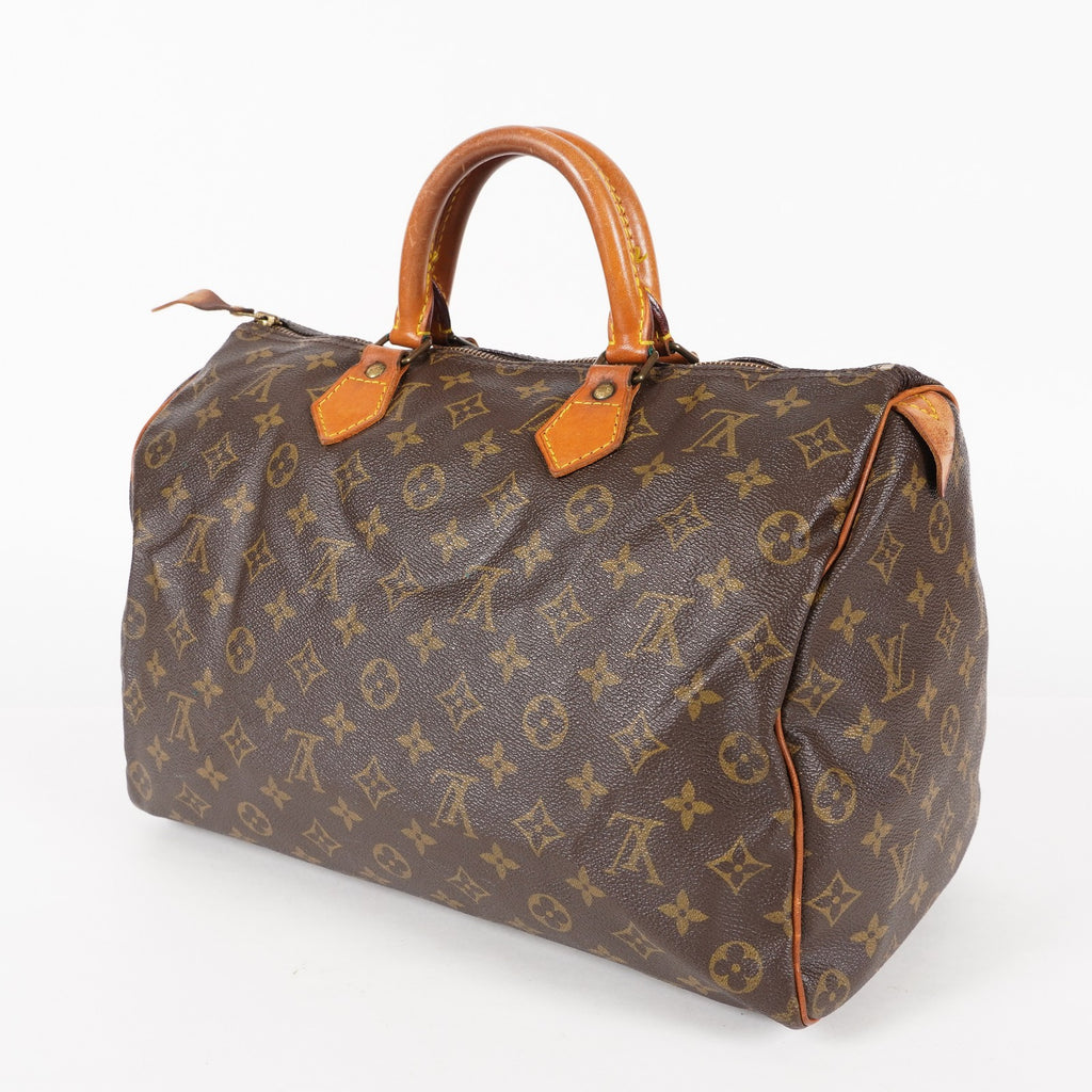 Authentic Louis Vuitton Monogram Speedy 35 Handbag vintage M41524 05E095940013