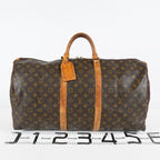 Louis Vuitton M41422 Monogram Keepall Bandouliere Boston Bag Used 07E033080027
