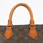 Louis Vuitton Monogram Speedy 25 Brown Coated Canvas M41528 Vintage 07E425830012
