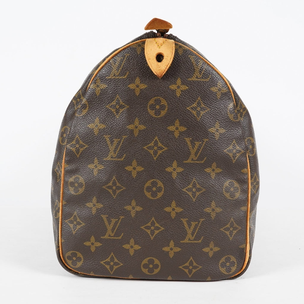 Louis Vuitton Speedy 40 Monogram Canvas Brown Used Handbag M41522 08E143960012