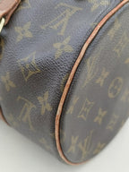 Louis Vuitton Papillon 30 Used Monogram Brown Canvas Handbag M51385 08O085420024