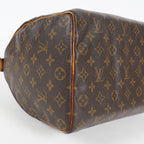 Louis Vuitton Speedy 35 M41524 Monogram Canvas Brown Used Hand Bag 07A235148031