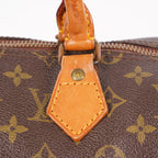 Louis Vuitton Speedy 40 M41522 Monogram Canvas Boston Handbag Brown 07A115148005