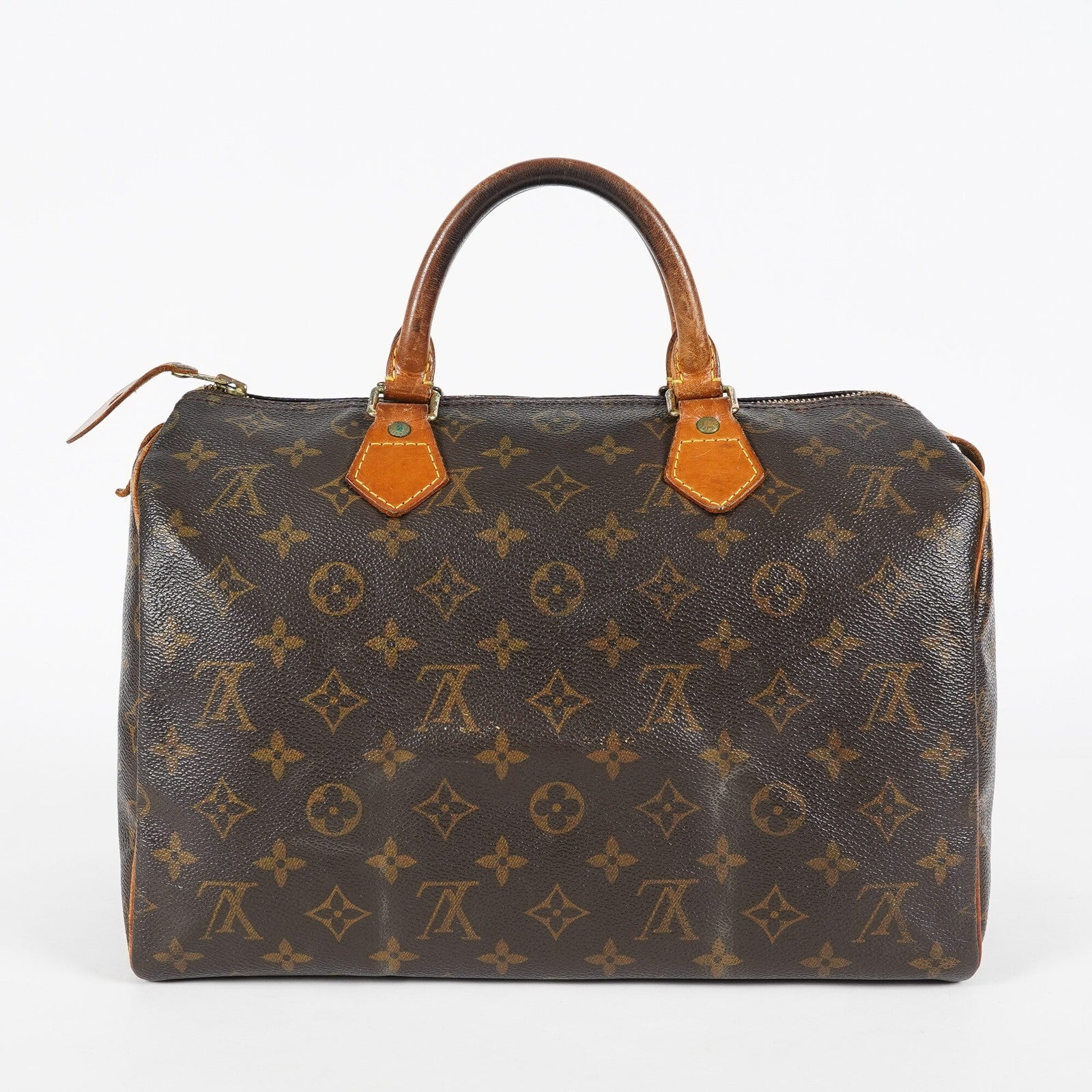 Louis Vuitton Speedy 30 Monogram Brown Handbag M41526 Used Vintage 07E245170012