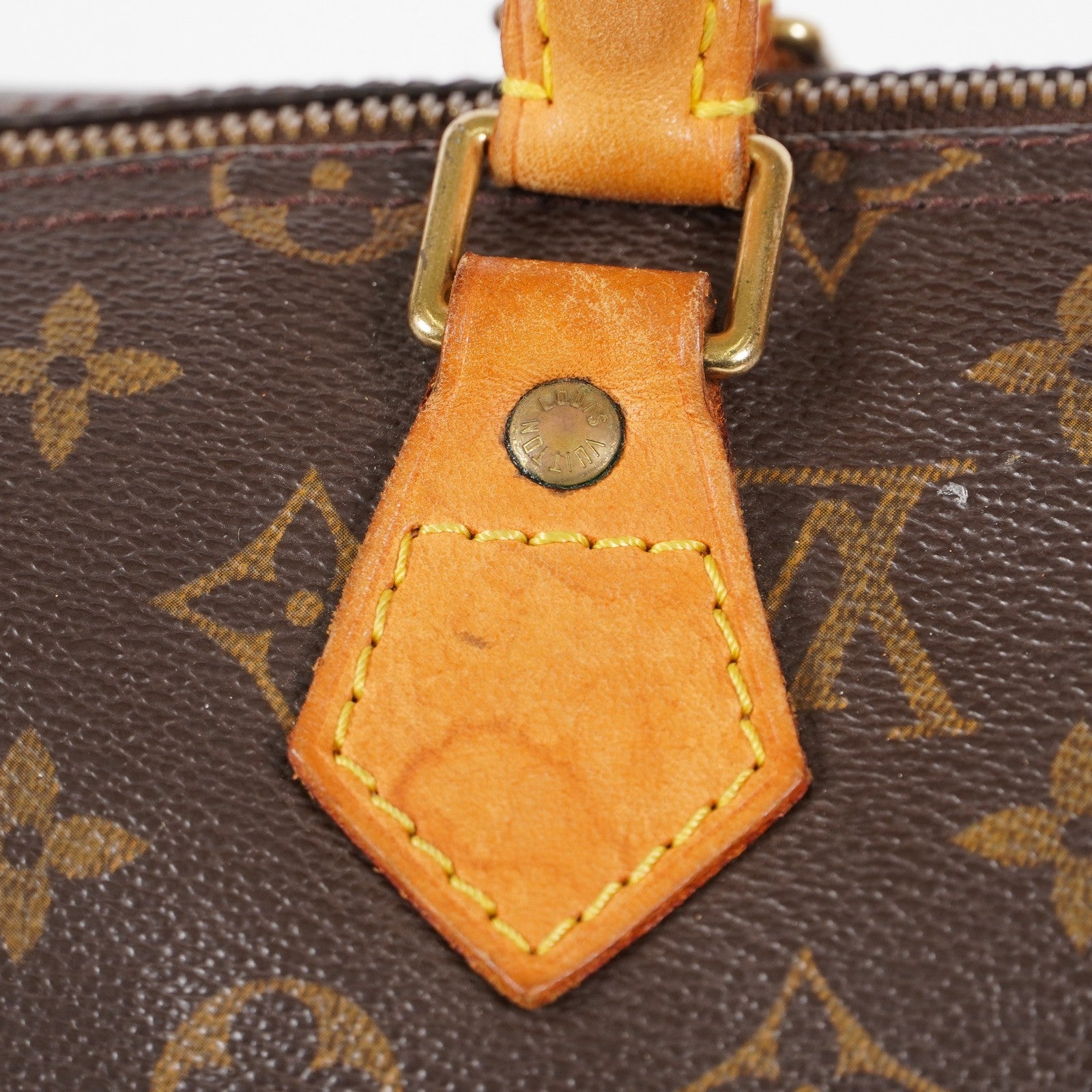 Authentic Louis Vuitton Monogram Speedy 35 M41524 Handbag 03A096063206