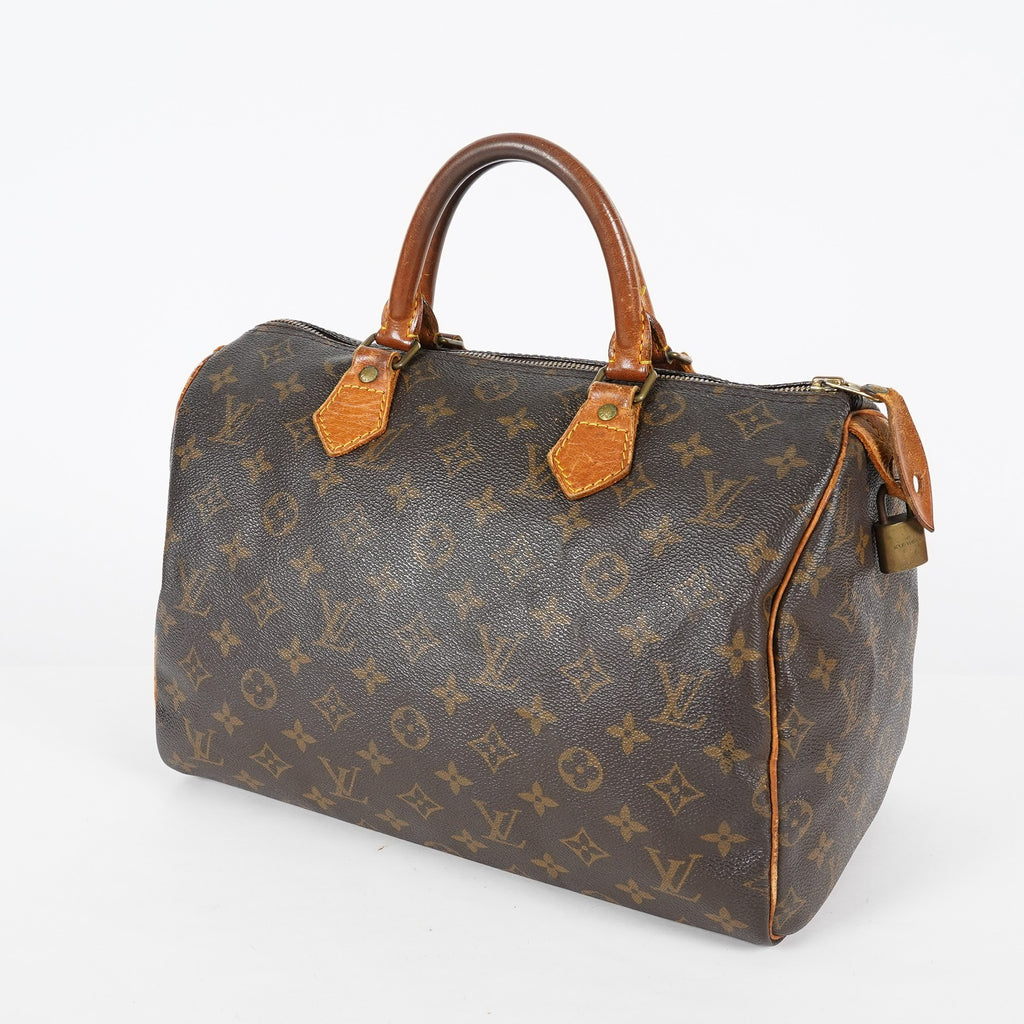 Louis Vuitton M41526 Speedy 30 Monogram Canvas Handbag Boston Bag 08A214862028
