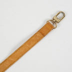 Louis Vuitton Keepall Shoulder Strap Beige Vachetta Leather Gold 09E161155002