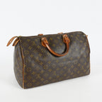 Louis Vuitton Speedy 35 M41524 Monogram Canvas Brown Used Handbag 01E054950021