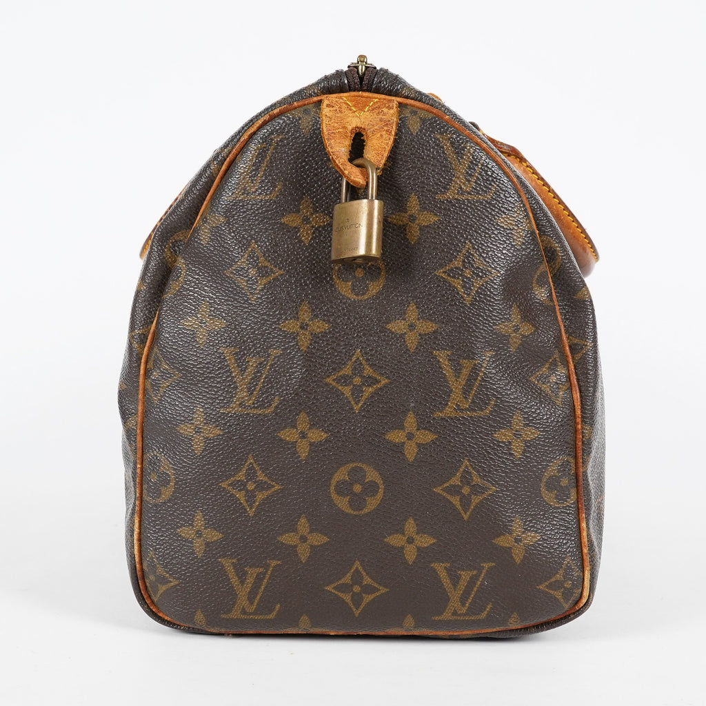 Louis Vuitton M41526 Speedy 30 Monogram Canvas Handbag Boston Bag 08A214862028