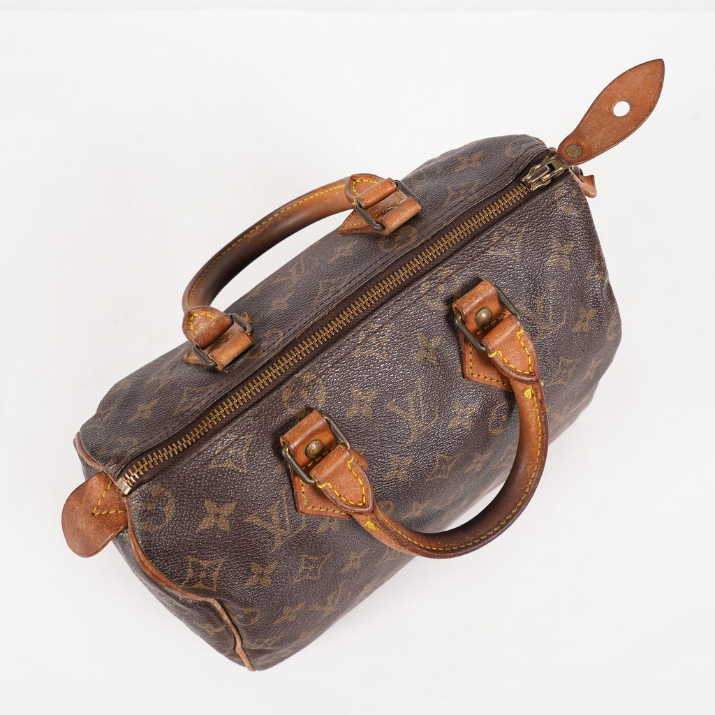 Authentic Louis Vuitton Monogram Speedy 25 Handbag vintage M41528 06E055060021