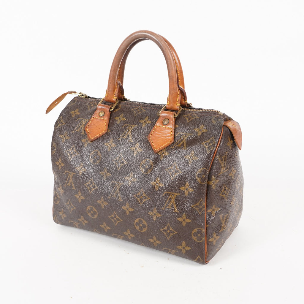 Authentic Louis Vuitton Monogram Speedy 25 Handbag vintage M41528 06E065720010