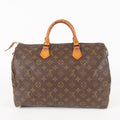 Authentic Louis Vuitton Monogram Speedy 35 Handbag vintage M41524 06E386050002